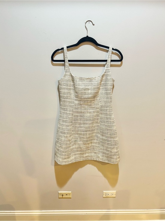 STAUD Dresses & Skirts - STAUD Edie Cotton Tweed Mini Dress, Sz 6